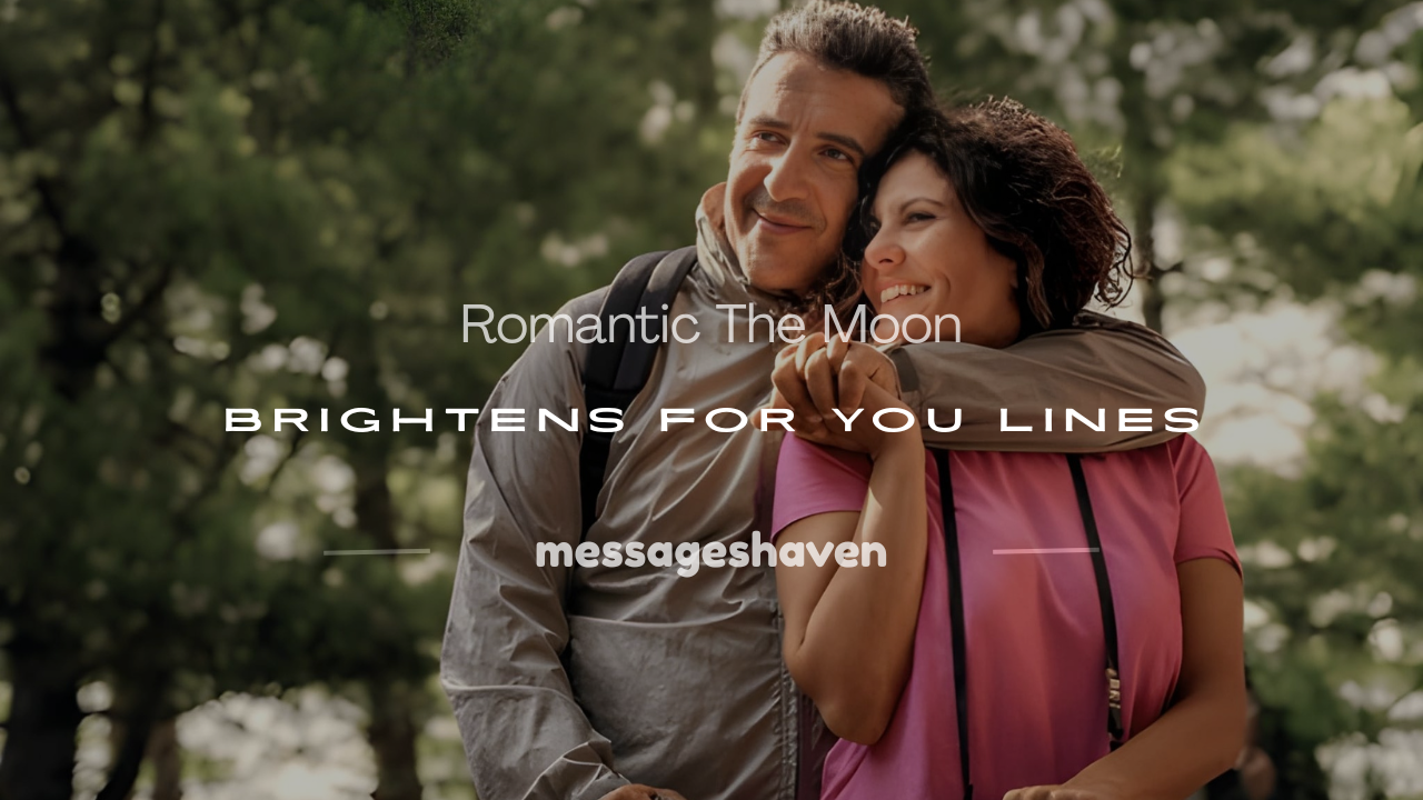 Read more about the article 250+ Romantic The Moon Brightens for You Lines