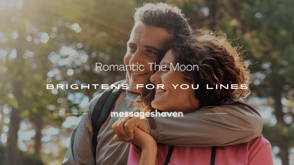 the moon brightens for you