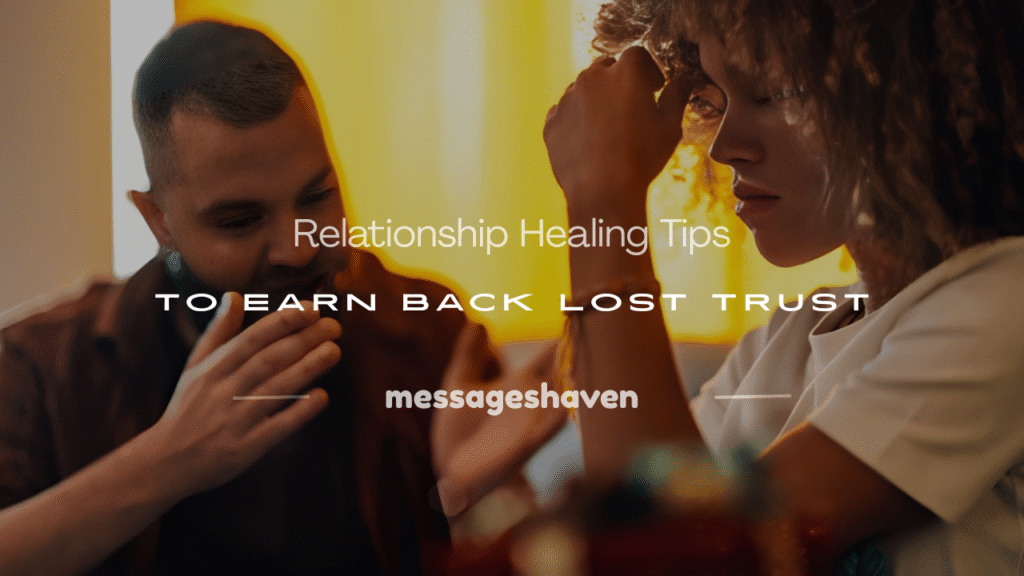 regain trust in a relationship