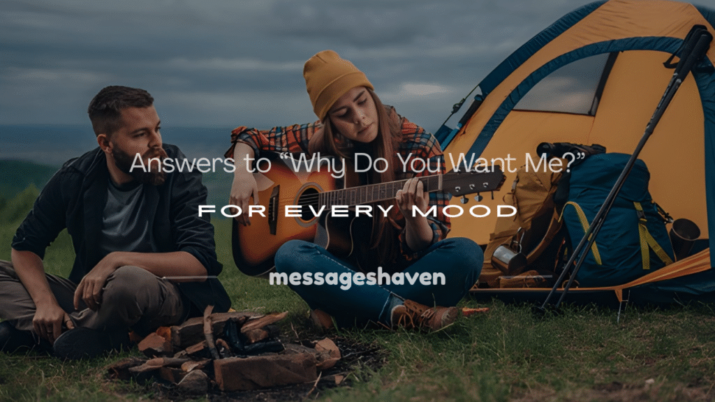 why do you want me answers