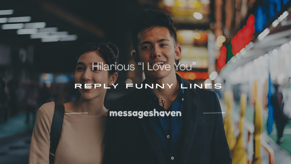 i love you reply funny