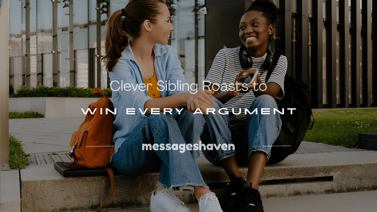 You are currently viewing 250+ Clever Sibling Roasts to Win Every Argument