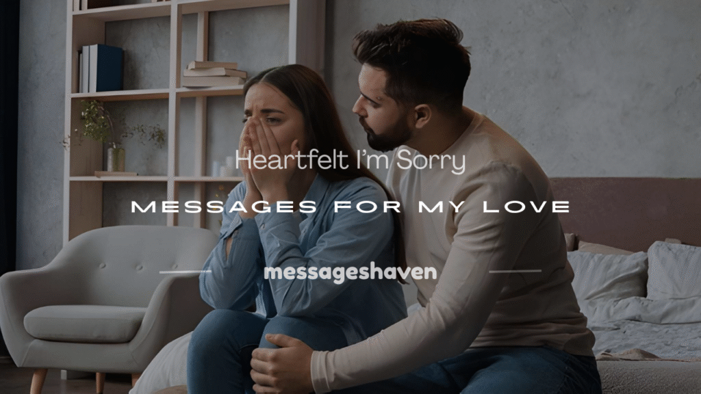 am sorry messages for my love
