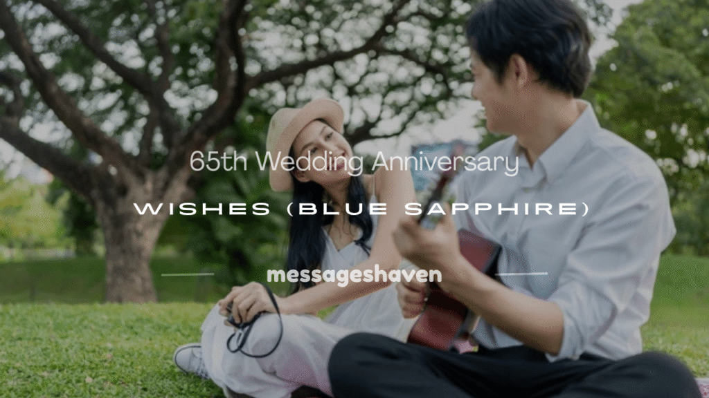 65th wedding anniversary wishes