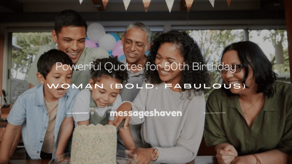 quotes for 50th birthday woman
