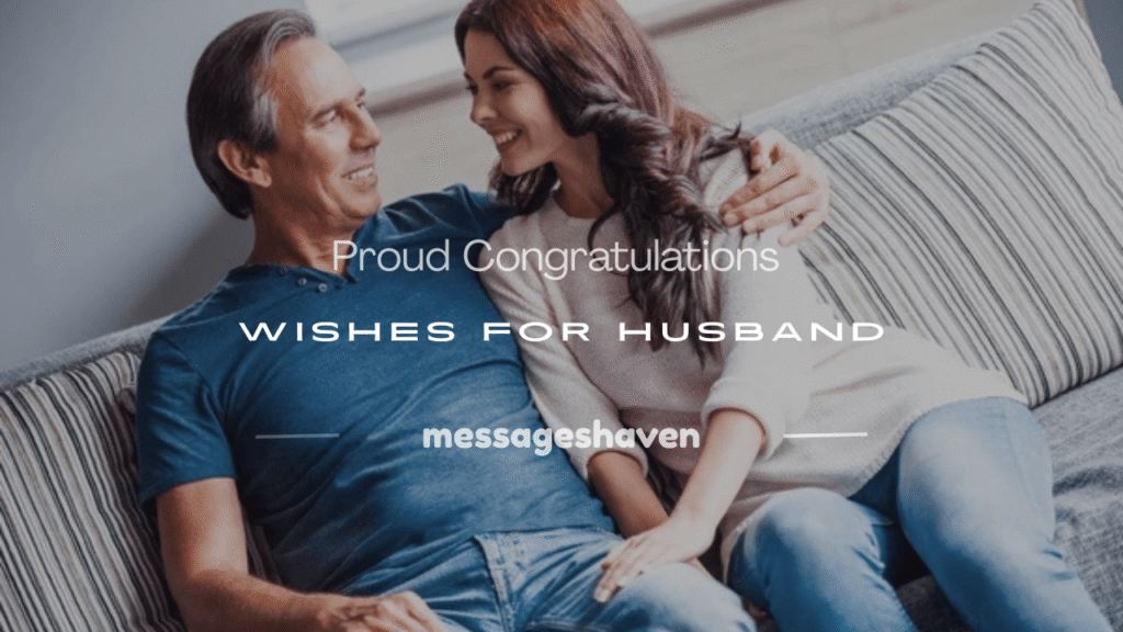 congratulations wishes for husband