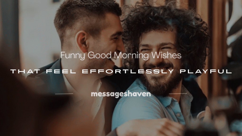 funny good morning wishes