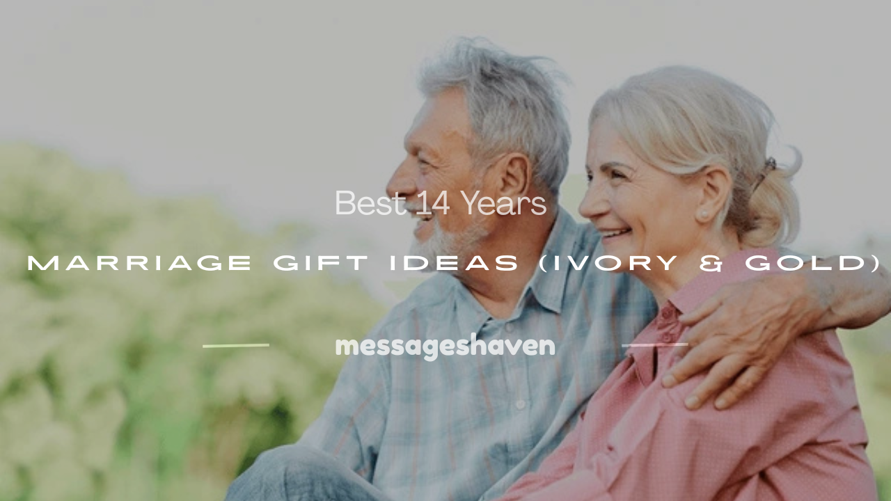You are currently viewing 50+ Best 14 Years Marriage Gift Ideas (Ivory & Gold)