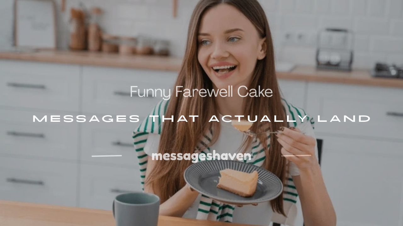 You are currently viewing 150+ Funny Farewell Cake Messages That Actually Land